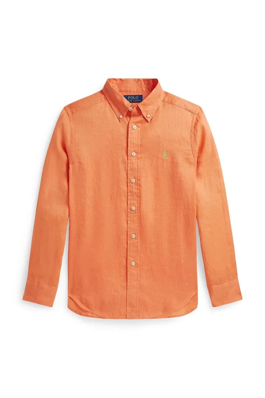 Детская льняная рубашка