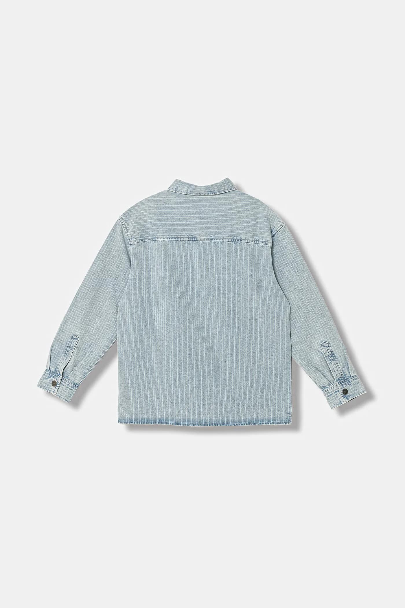 Детская джинсовая рубашка - фото 2