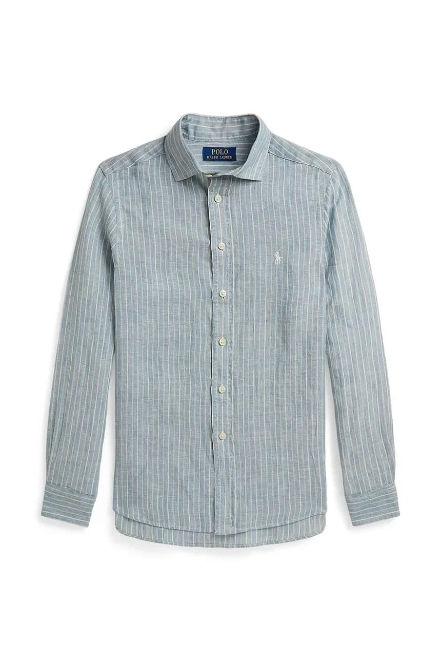 Детская льняная рубашка