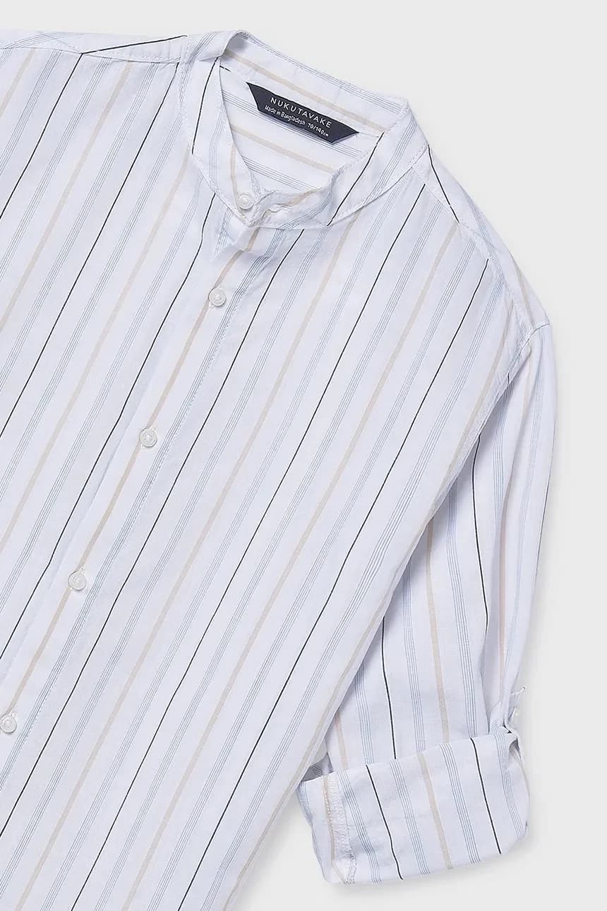 Детская хлопковая рубашка - фото 4