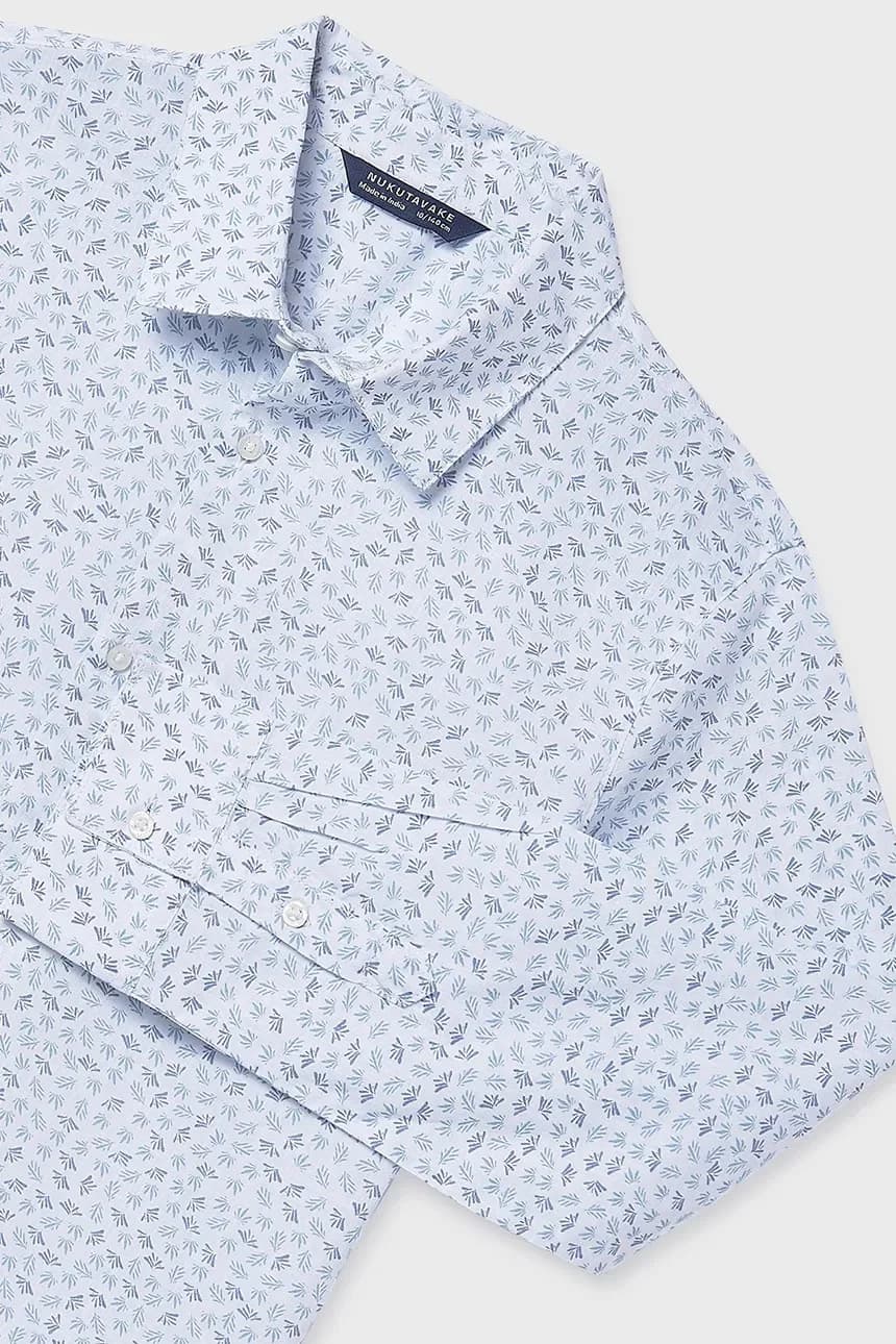 Детская хлопковая рубашка - фото 4