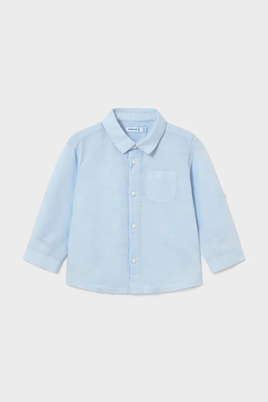 Детская рубашка с льном