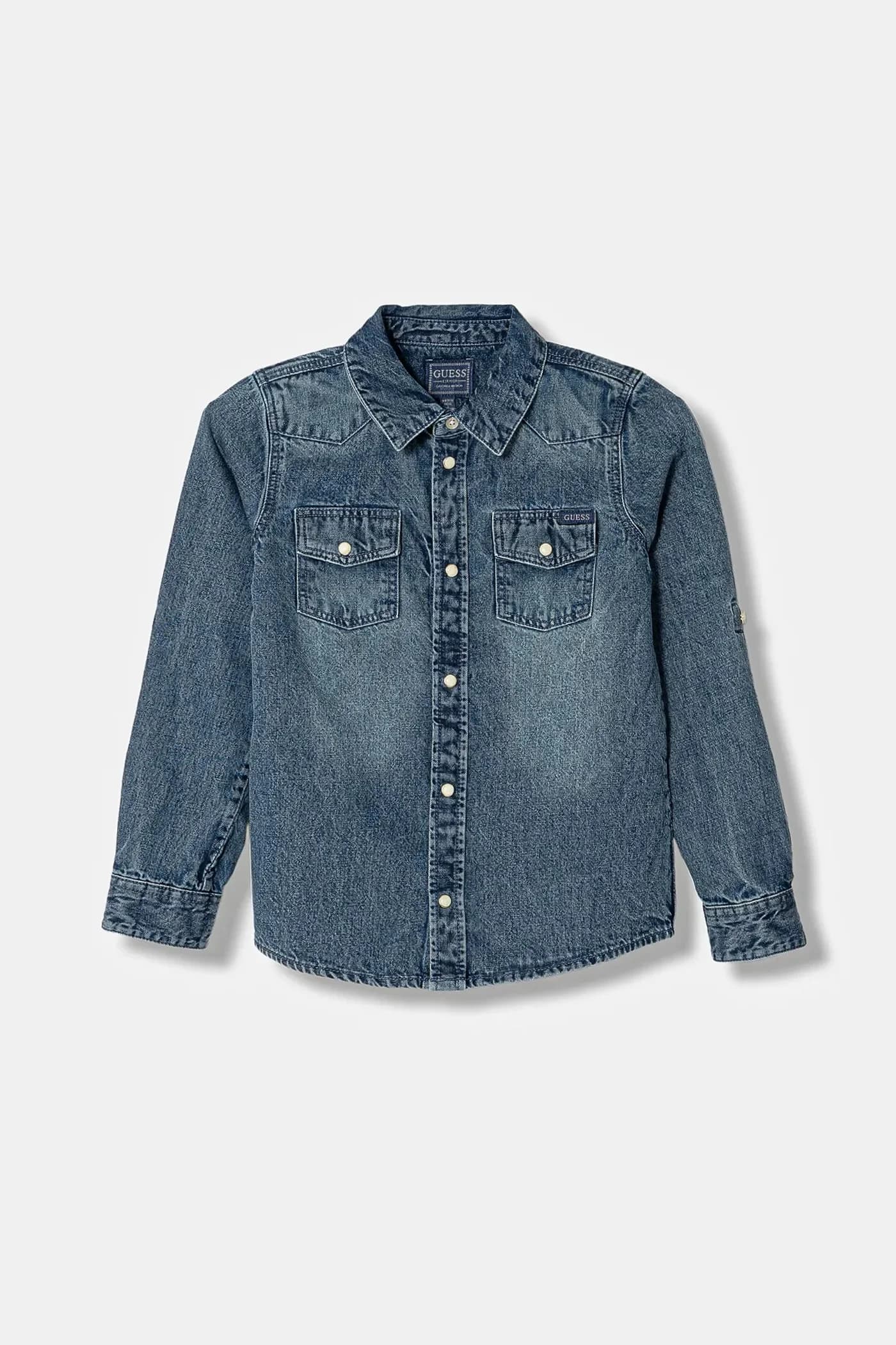 Детская джинсовая рубашка