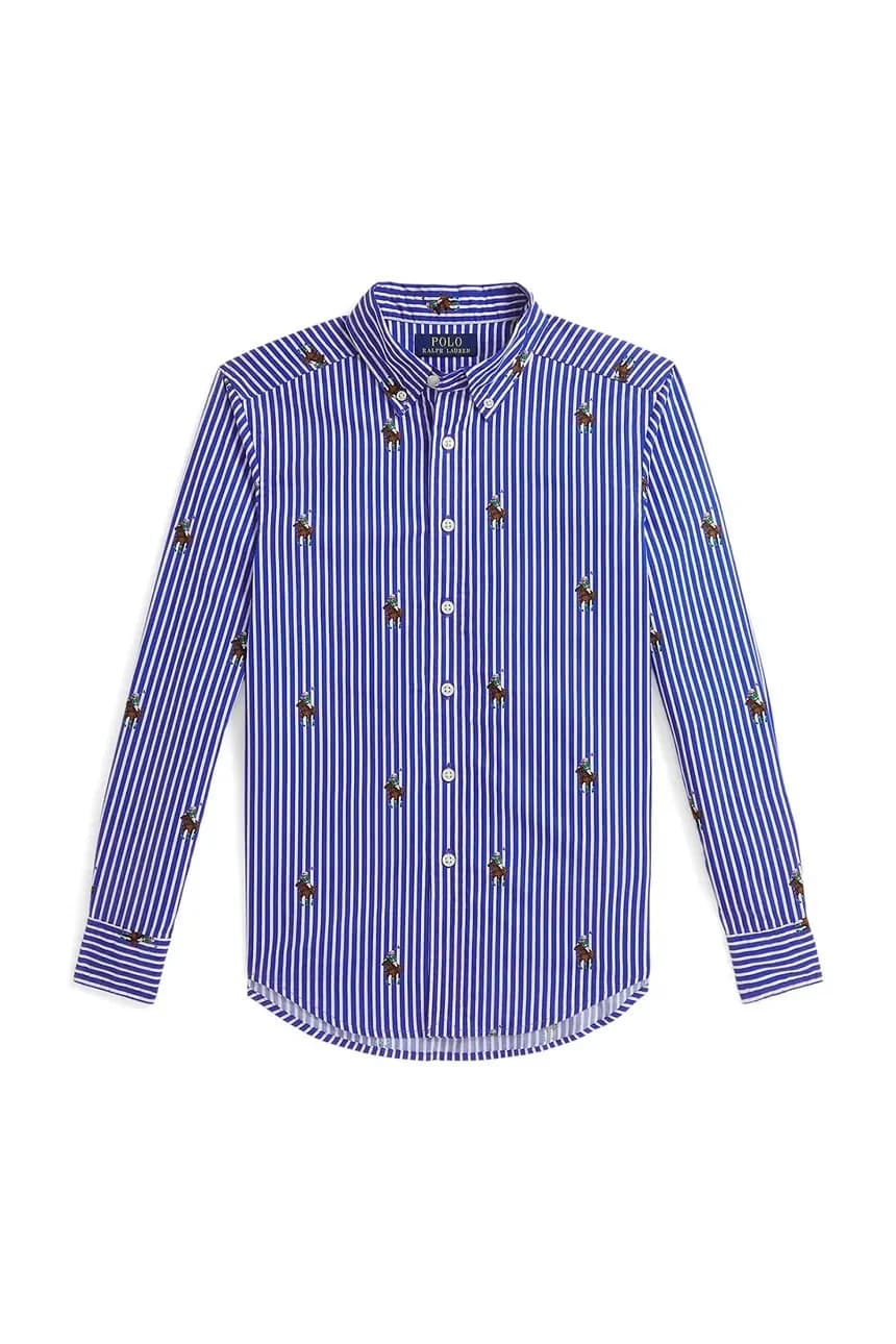 Детская хлопковая рубашка