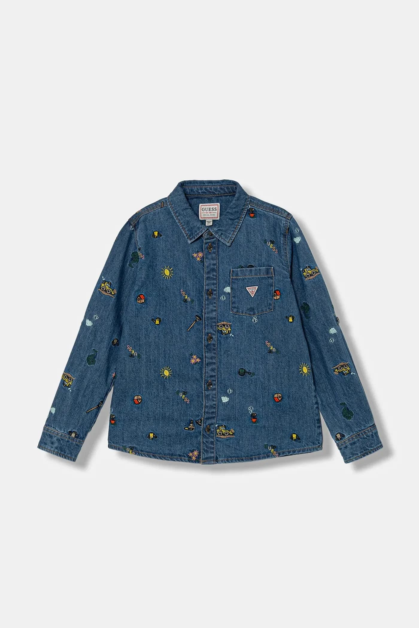 Детская джинсовая рубашка