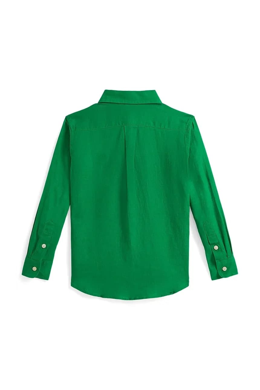 Детская льняная рубашка - фото 2