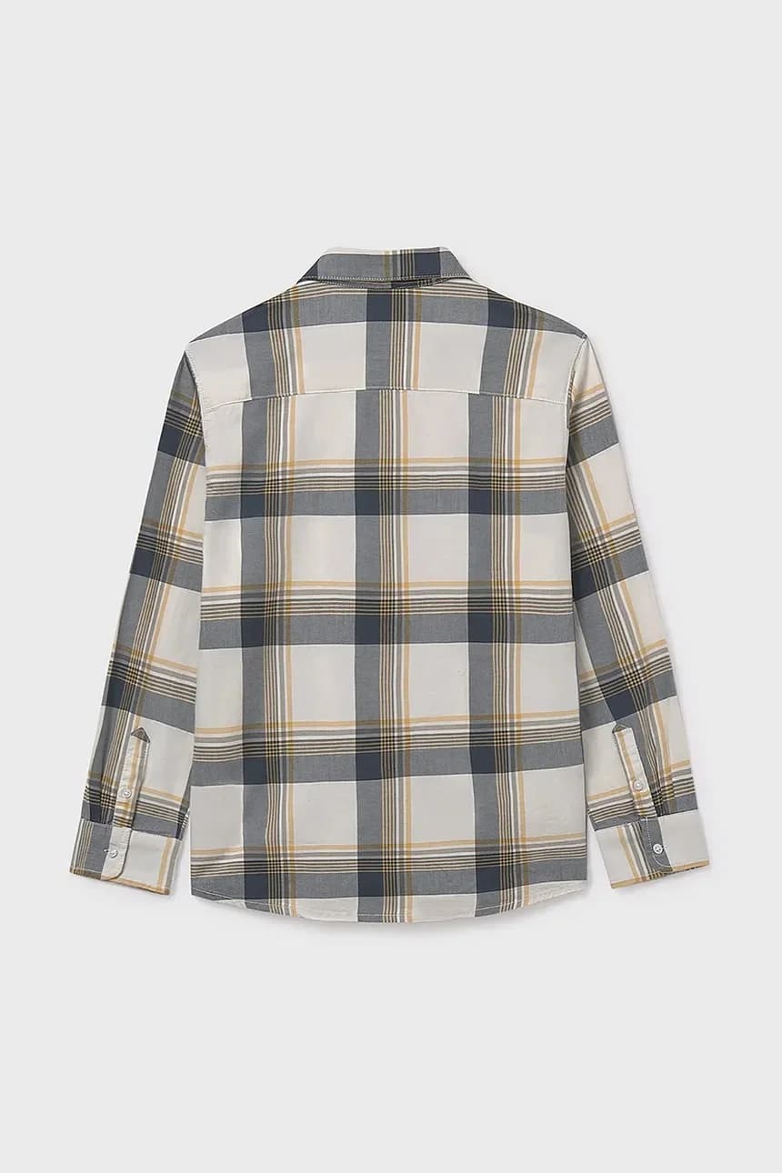 Детская хлопковая рубашка - фото 3