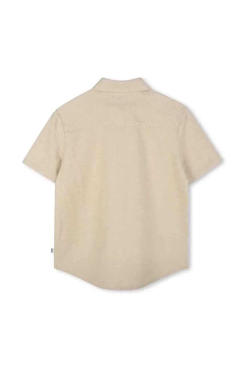 Детская льняная рубашка - фото 2