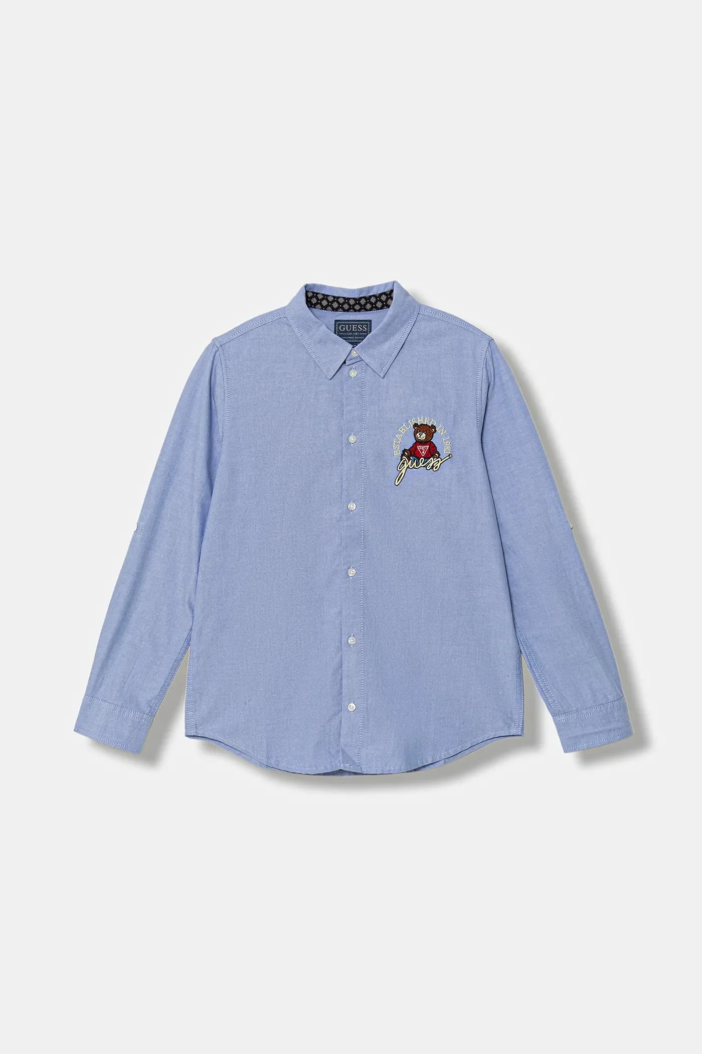 Детская хлопковая рубашка