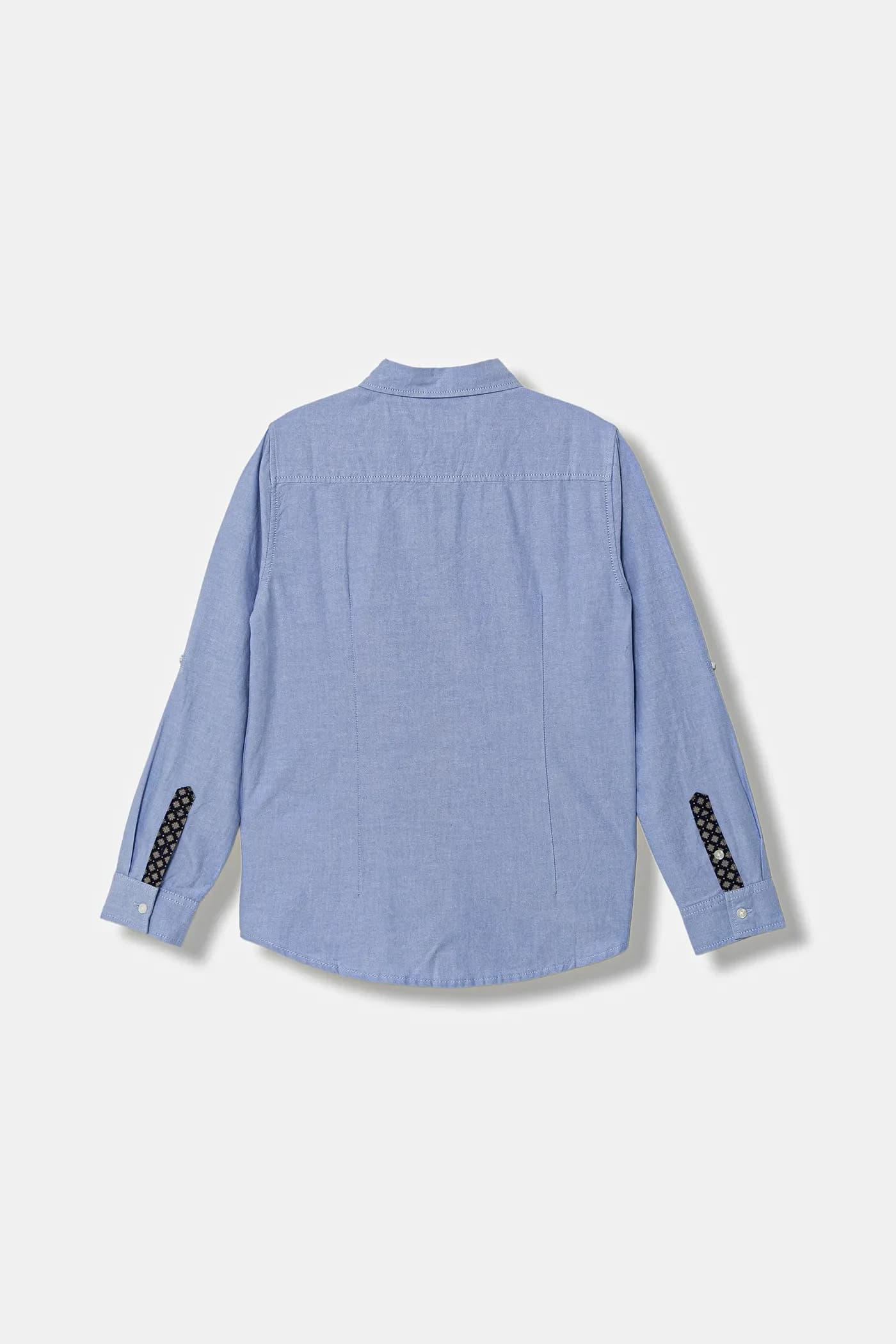 Детская хлопковая рубашка - фото 2