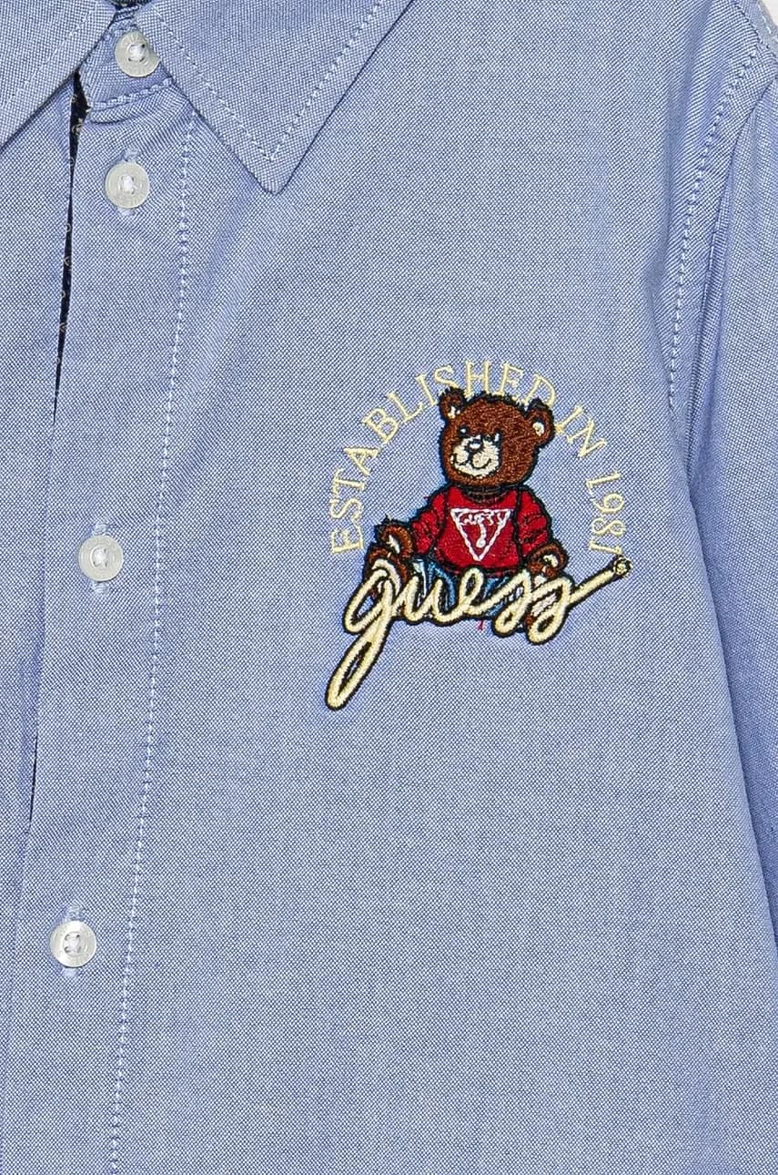 Детская хлопковая рубашка - фото 3