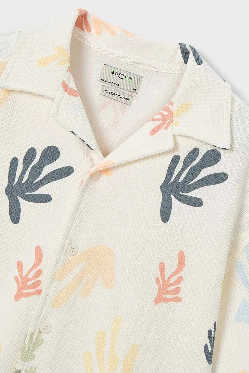 Детская хлопковая рубашка Boston от Mayoral - фото 4