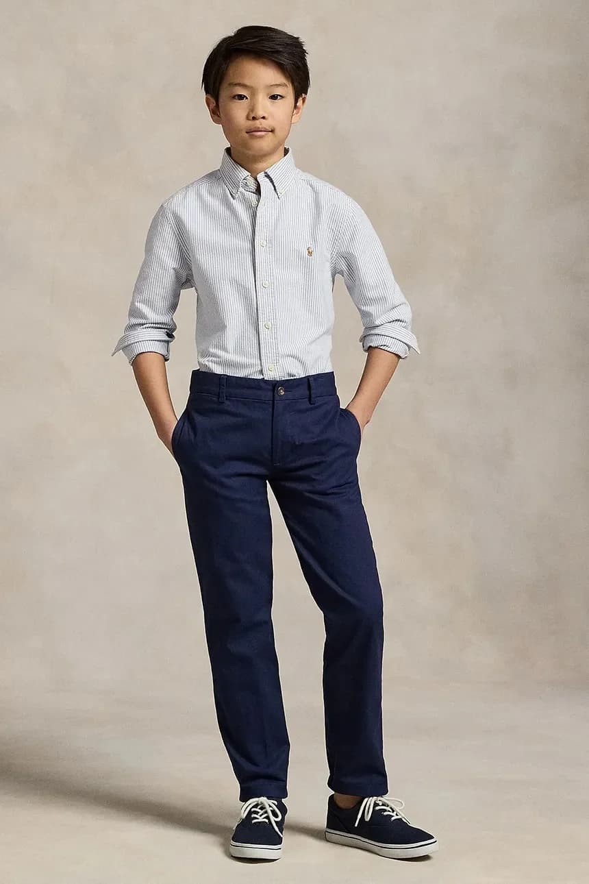 Детская хлопковая рубашка - фото 4