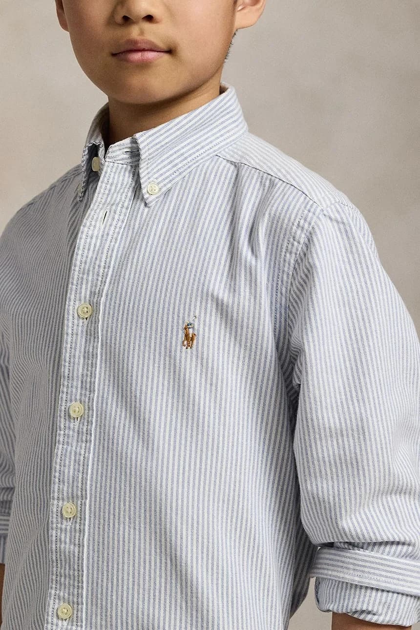 Детская хлопковая рубашка - фото 5