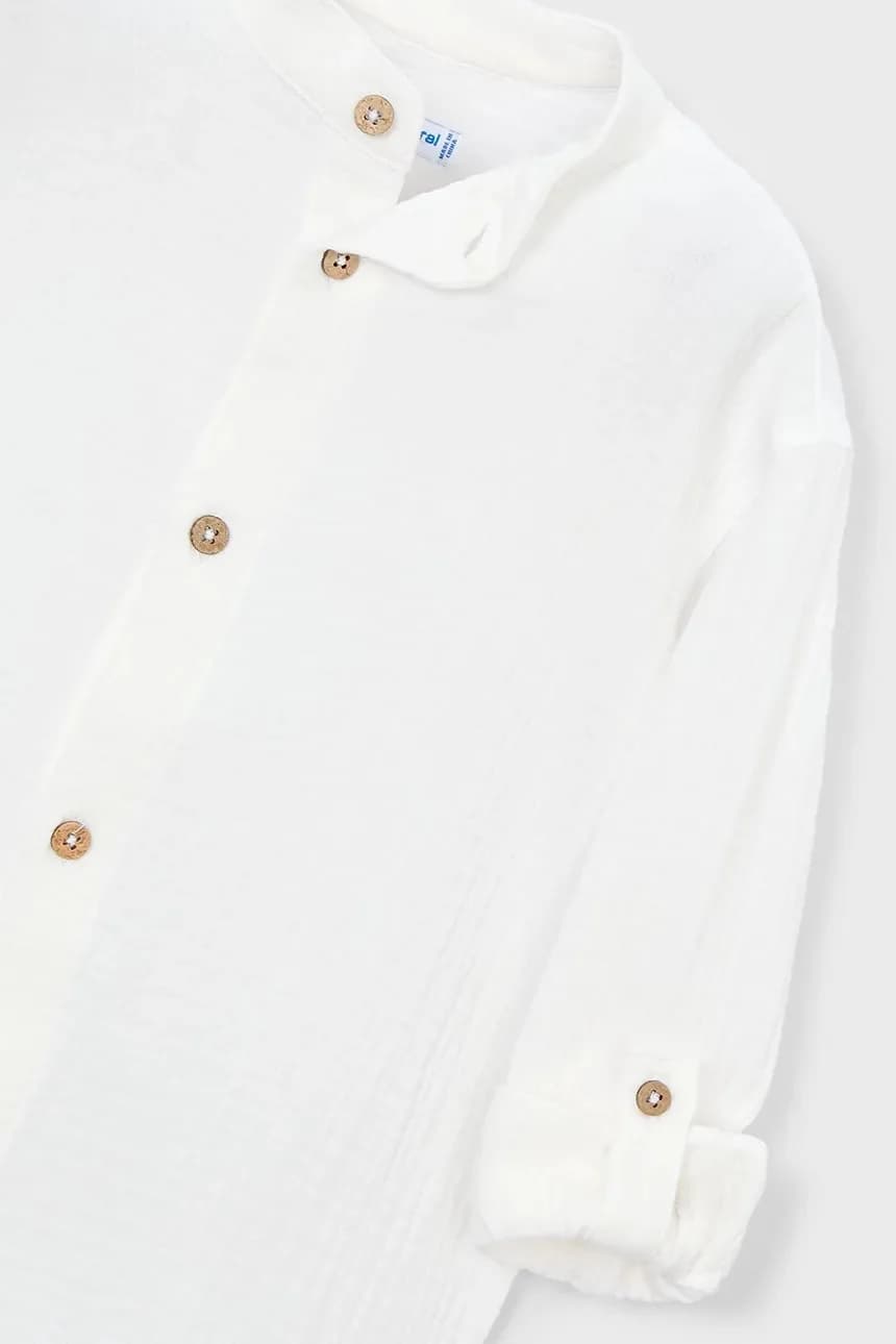 Детская хлопковая рубашка - фото 4