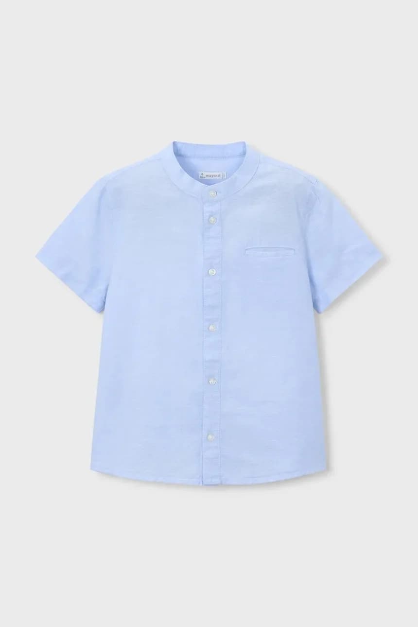 Детская рубашка с льном