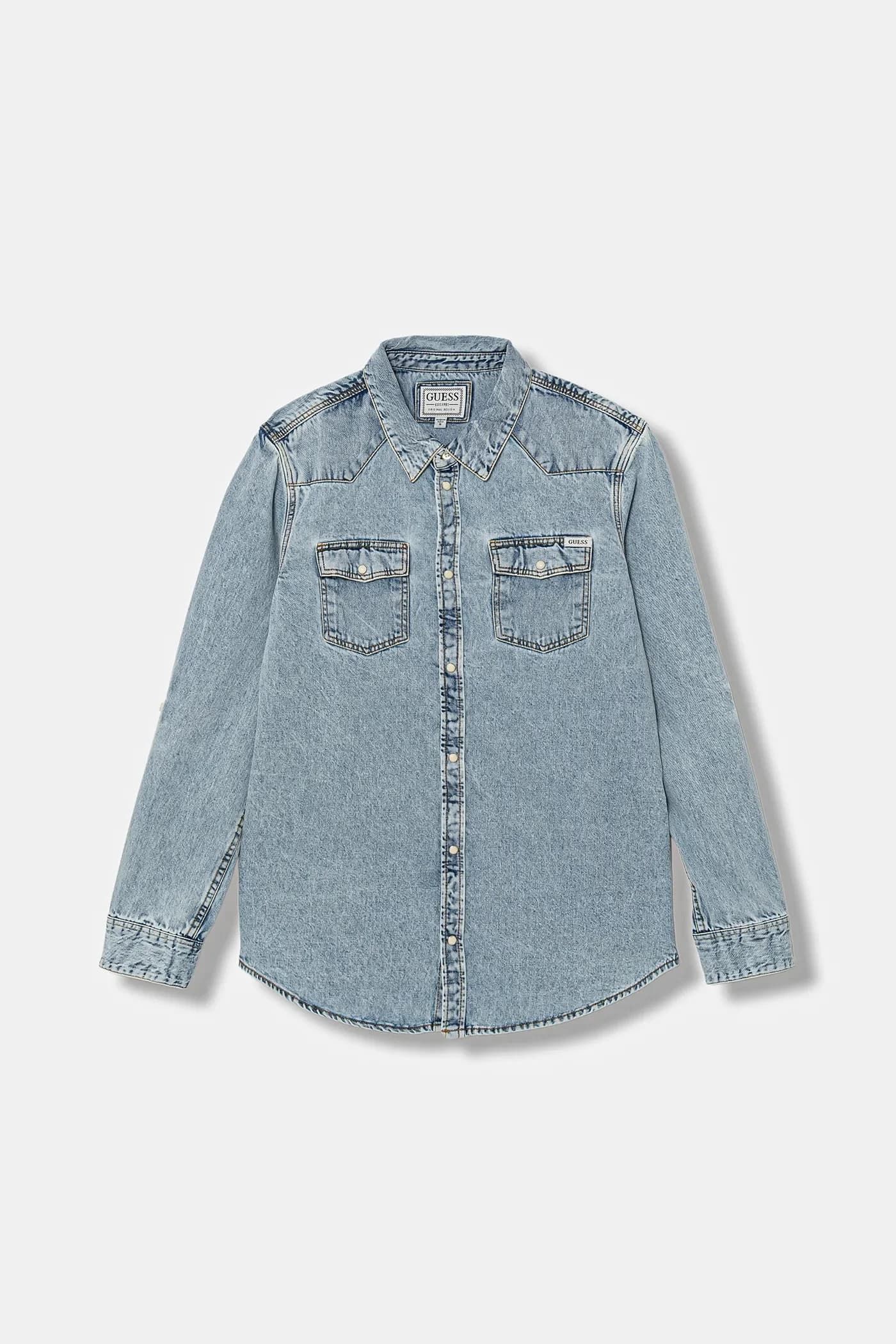 Детская джинсовая рубашка