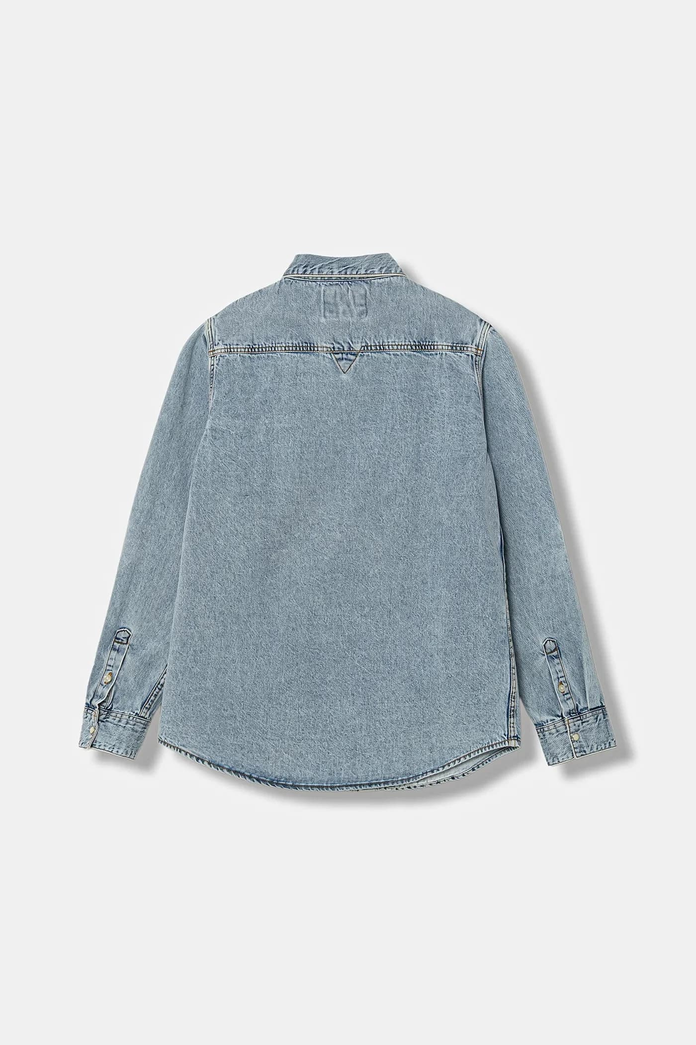 Детская джинсовая рубашка - фото 2