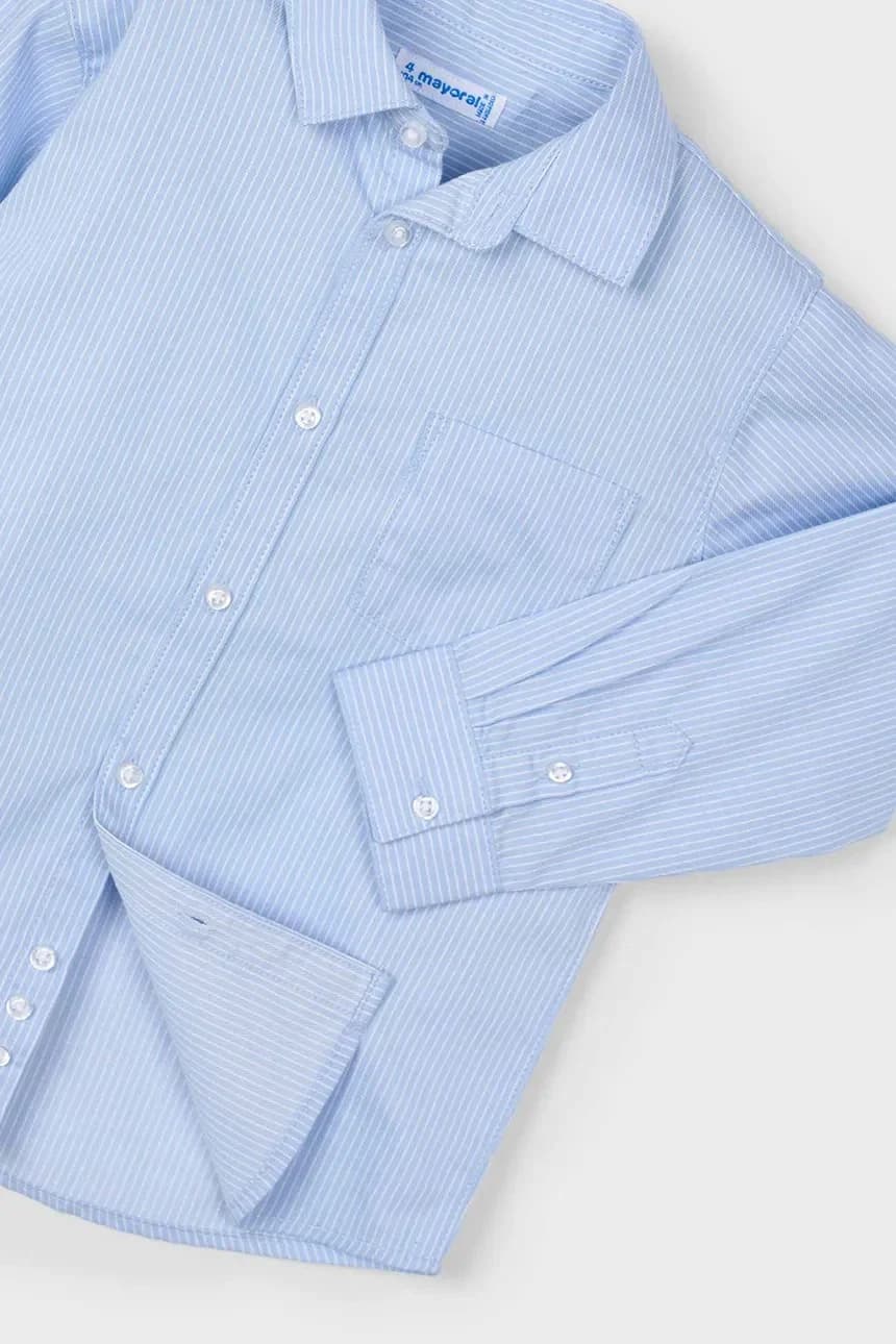 Детская хлопковая рубашка - фото 4