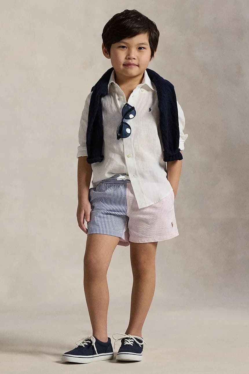 Детская хлопковая рубашка - фото 4