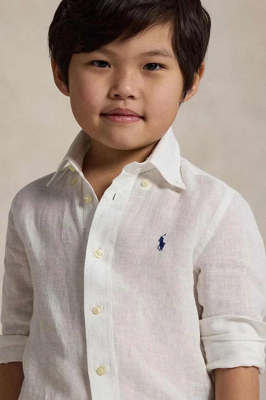 Детская хлопковая рубашка - фото 5