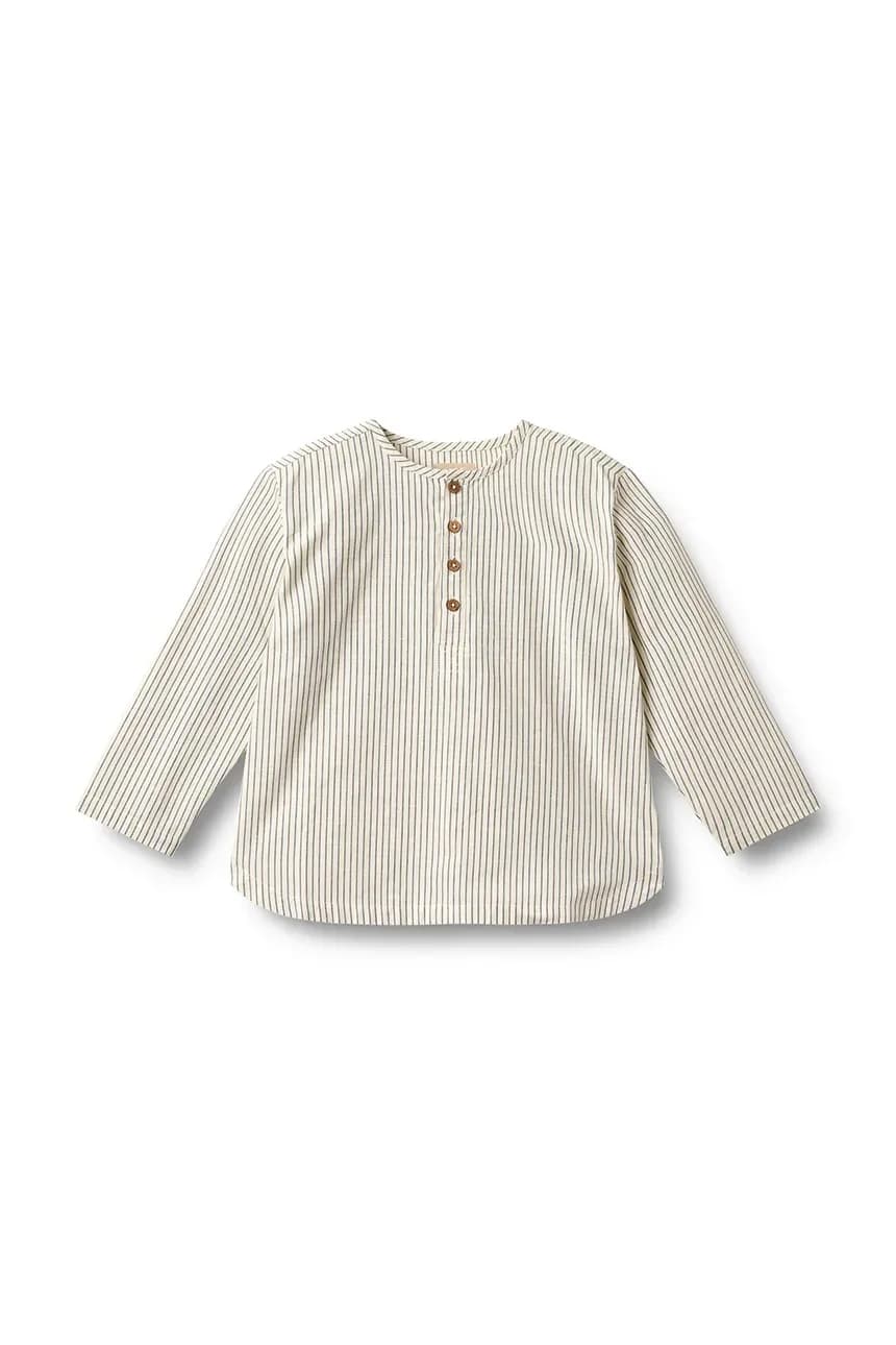 Детская хлопковая рубашка