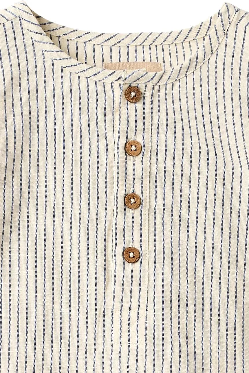 Детская хлопковая рубашка - фото 3