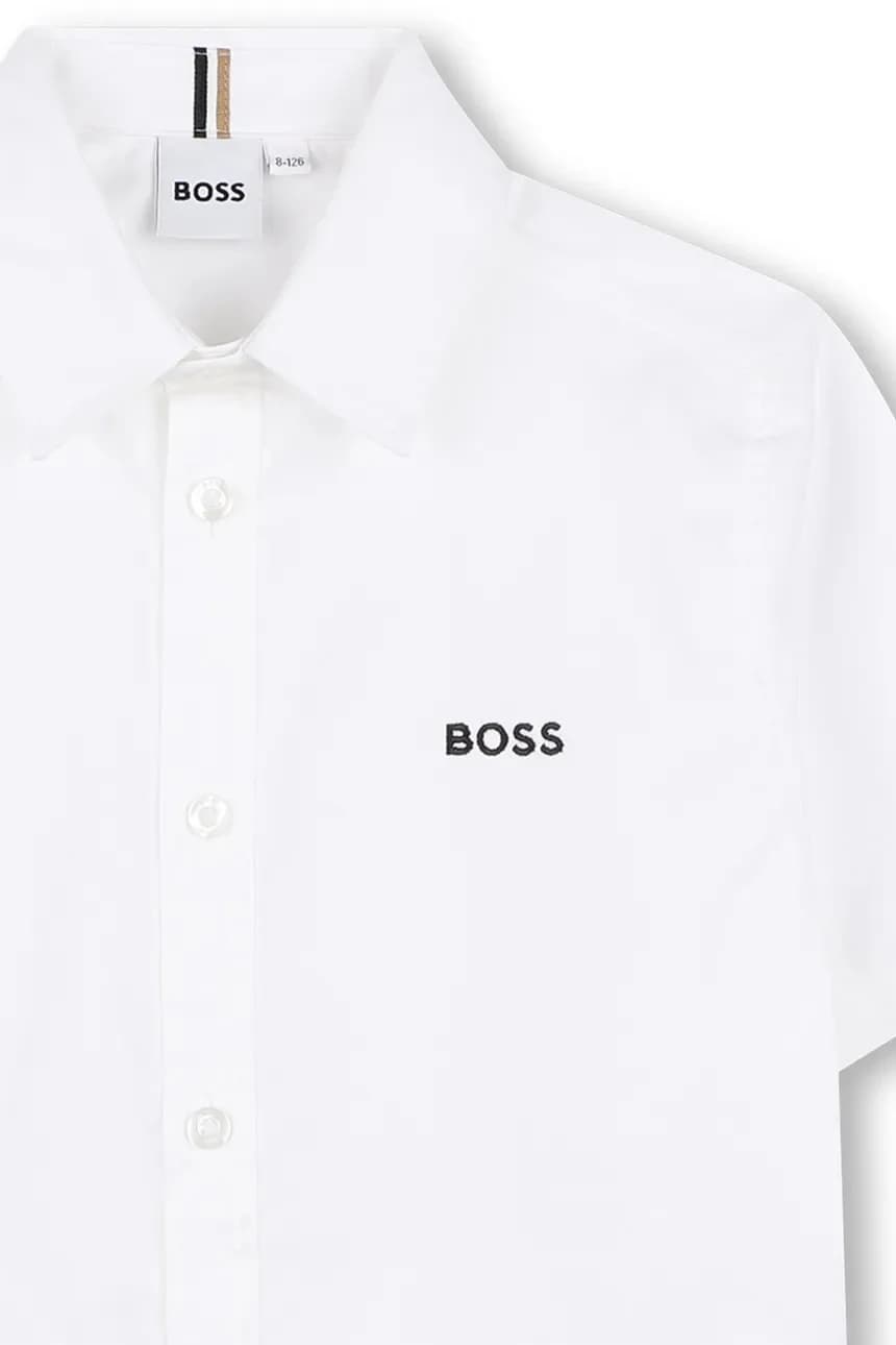 Детская хлопковая рубашка - фото 3