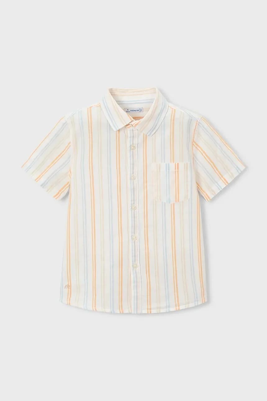 Детская рубашка с льном - фото 2