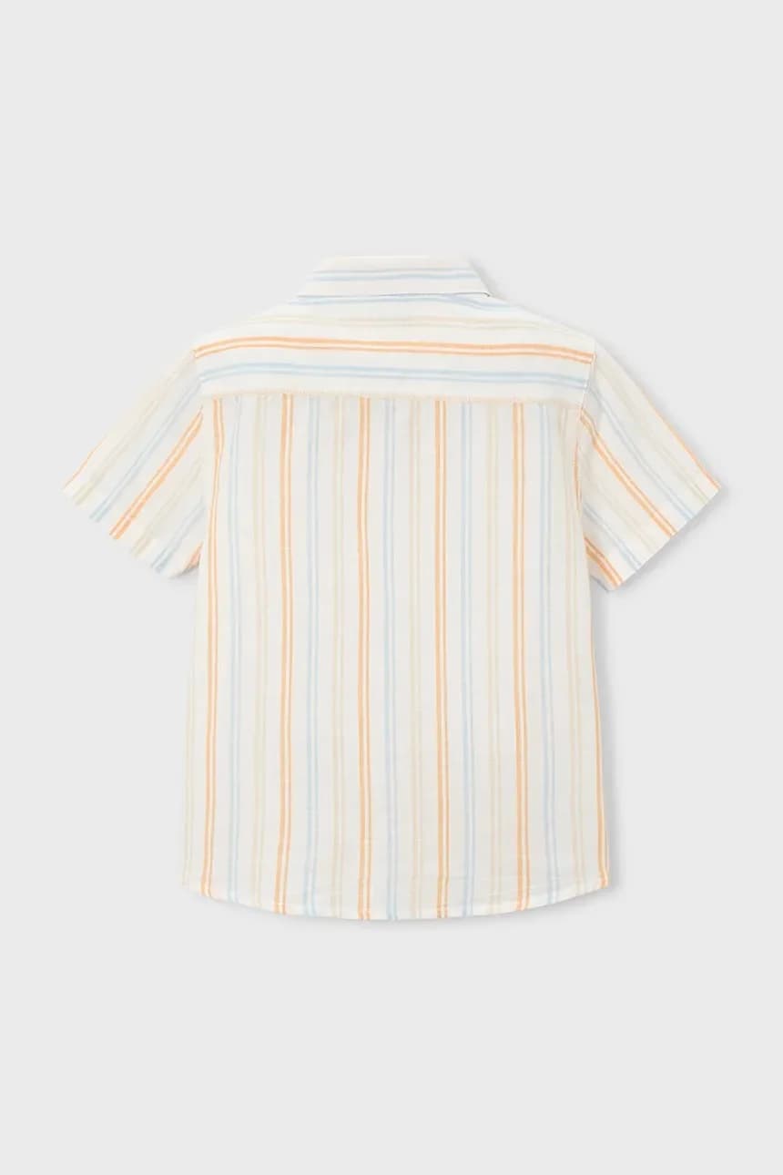 Детская рубашка с льном - фото 3