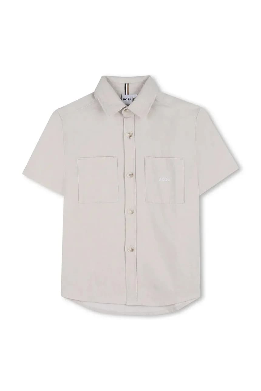 Детская рубашка с льном - фото 2