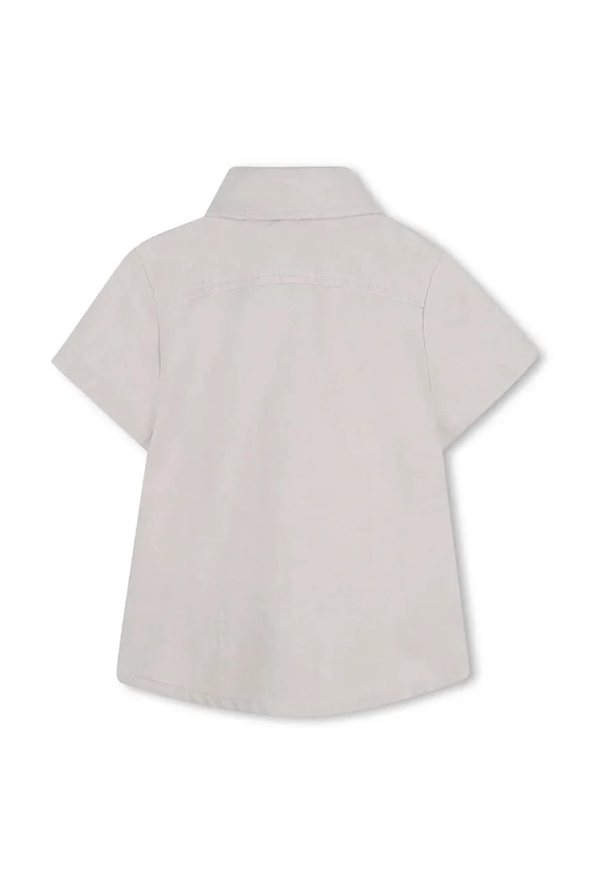 Детская рубашка с льном - фото 2