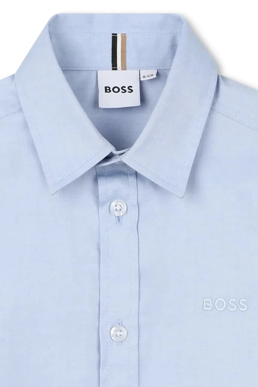 Детская хлопковая рубашка - фото 3