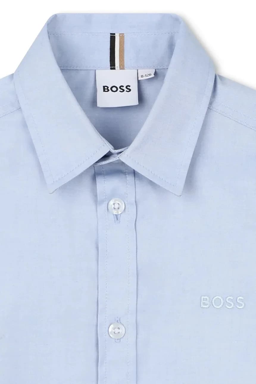 Детская хлопковая рубашка - фото 3