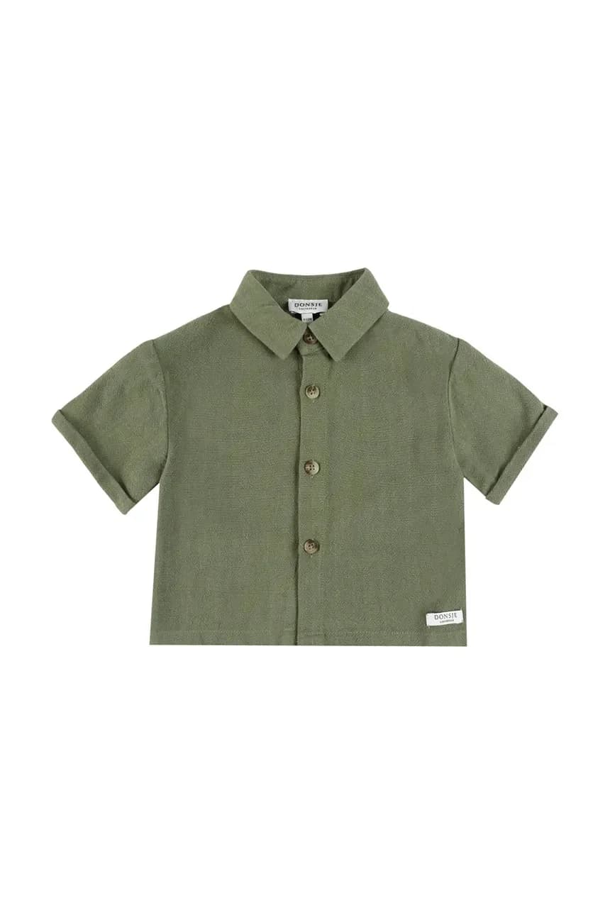 Детская рубашка Brammie с добавлением льна - фото 2