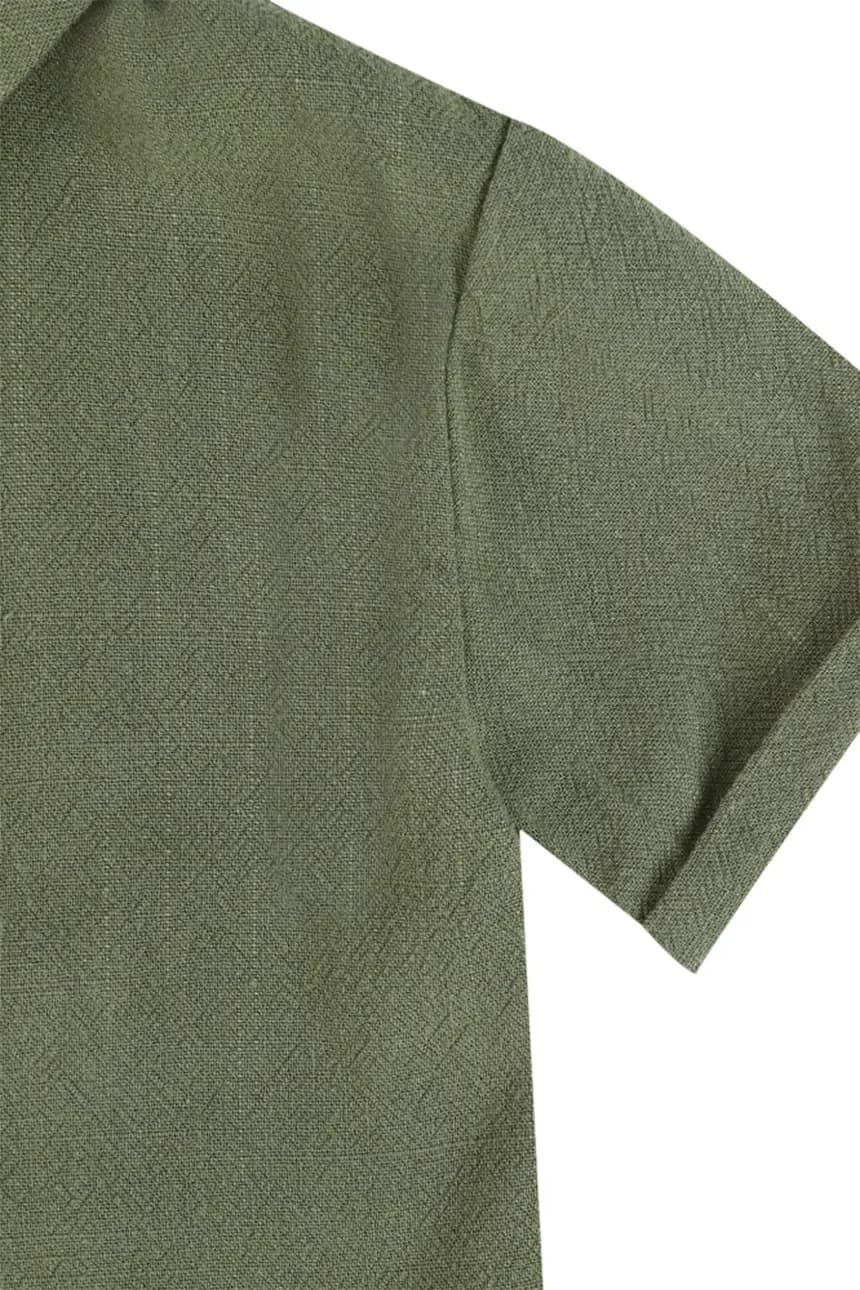 Детская рубашка Brammie с добавлением льна - фото 5