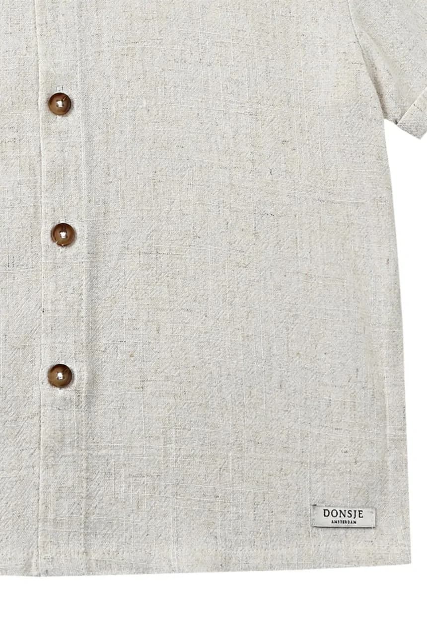 Детская рубашка Brammie с добавлением льна - фото 5