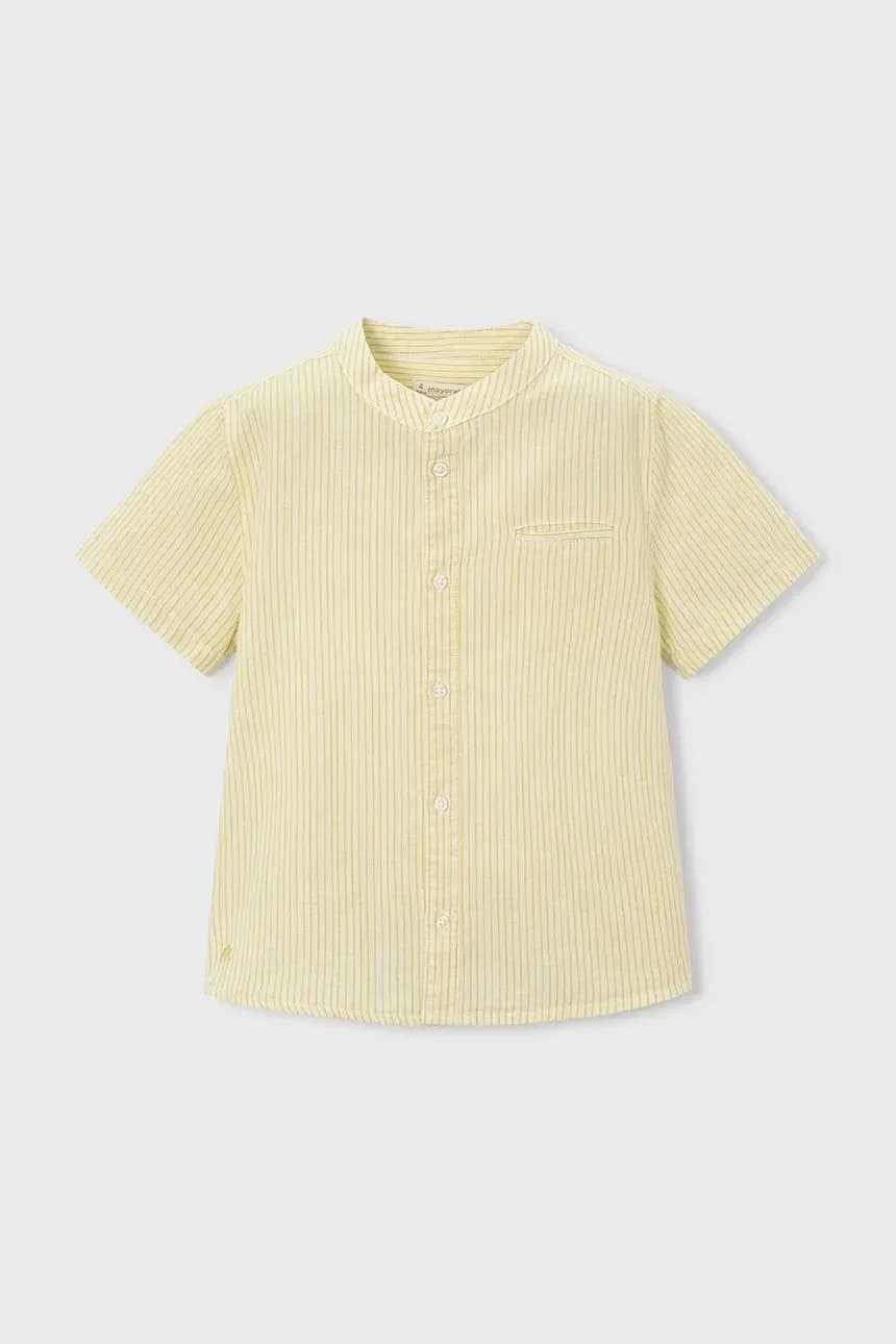 Детская рубашка с льном - фото 2