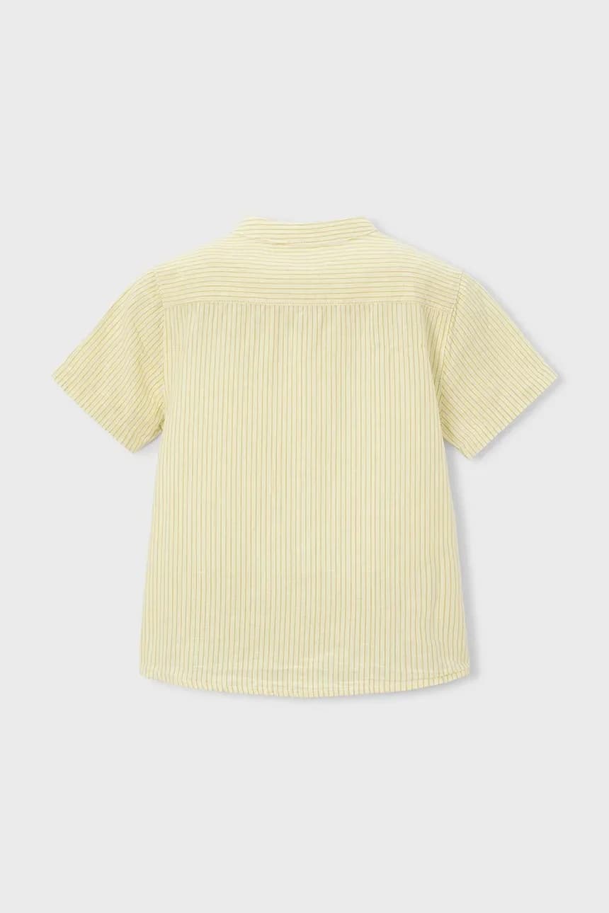 Детская рубашка с льном - фото 3