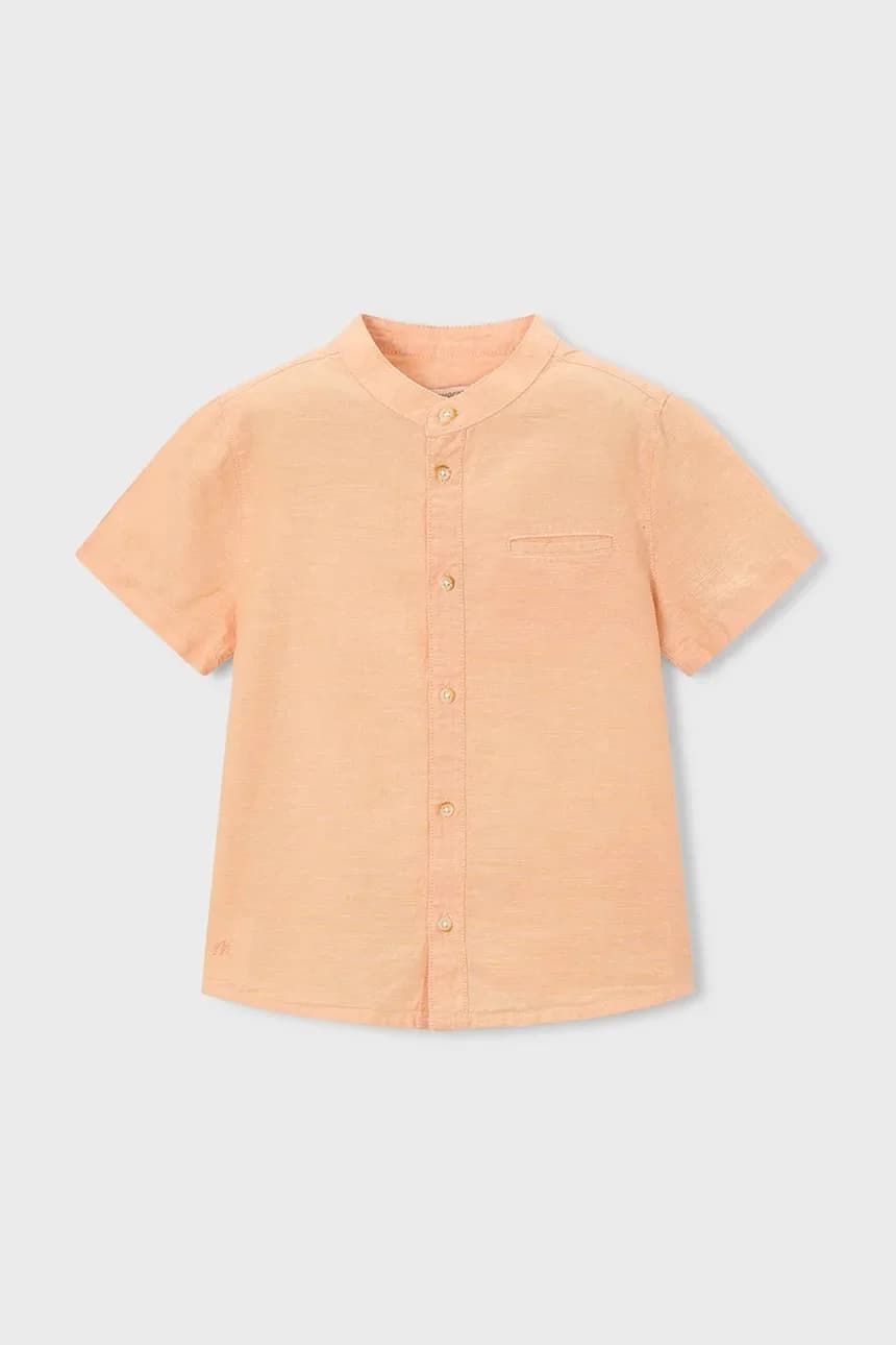 Детская рубашка с льном - фото 2