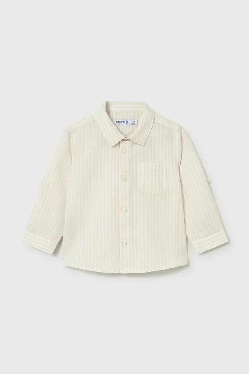 Детская рубашка с льном