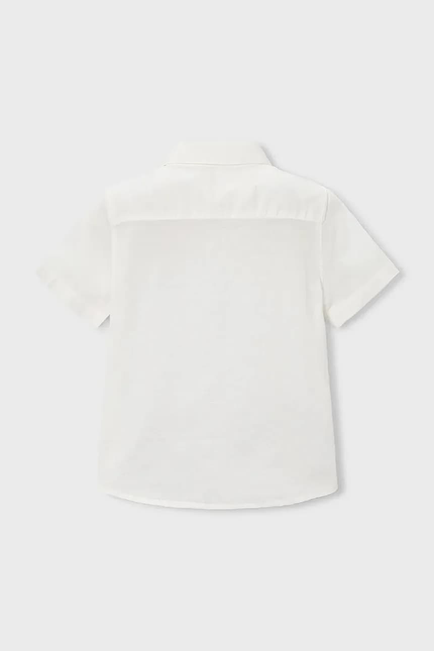 Детская рубашка с льном - фото 3