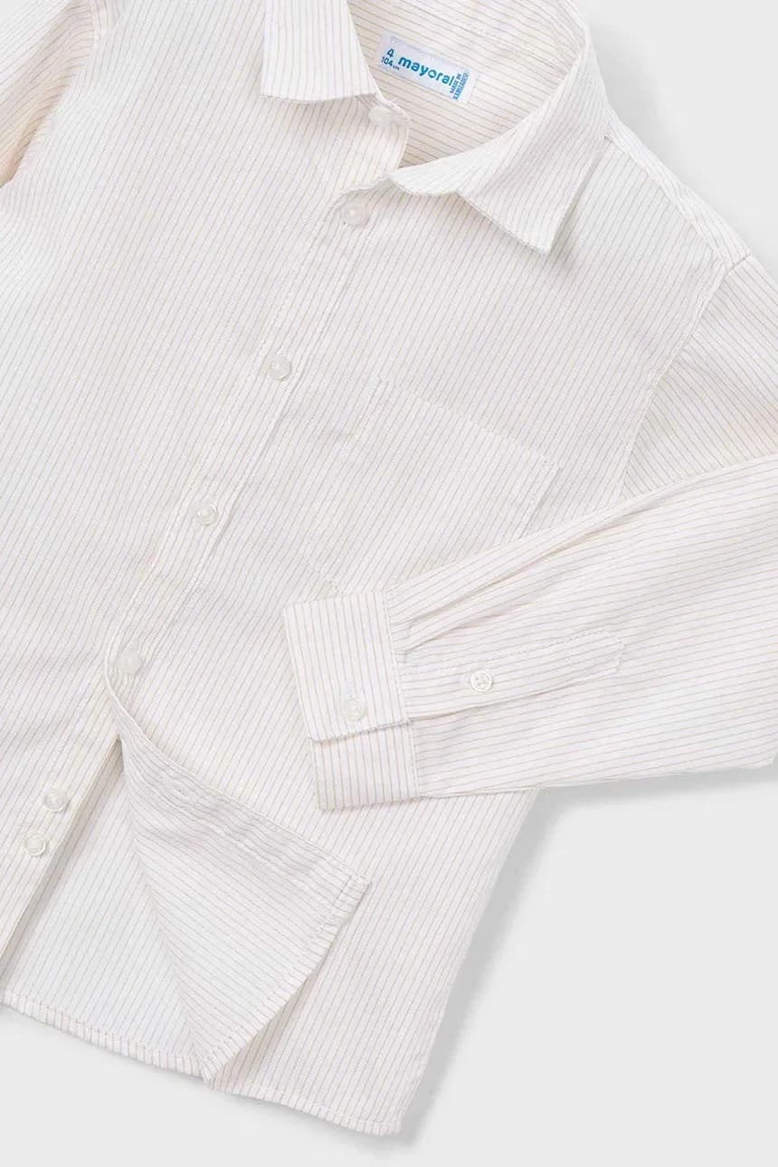 Детская хлопковая рубашка - фото 3