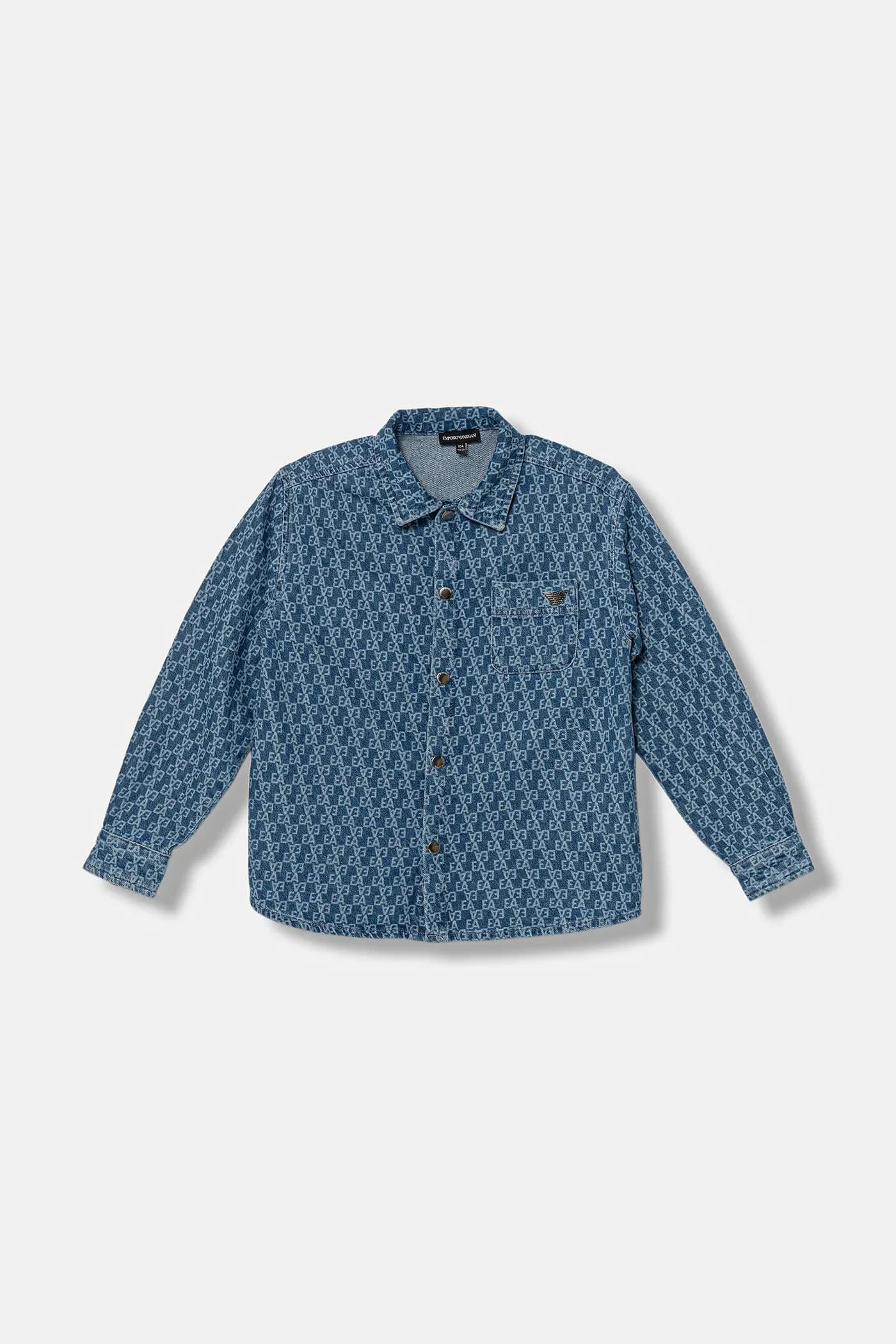 Детская джинсовая рубашка - фото 2