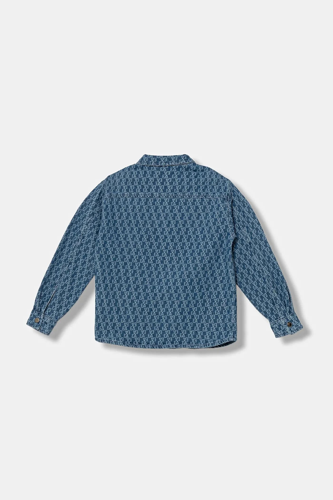 Детская джинсовая рубашка - фото 3