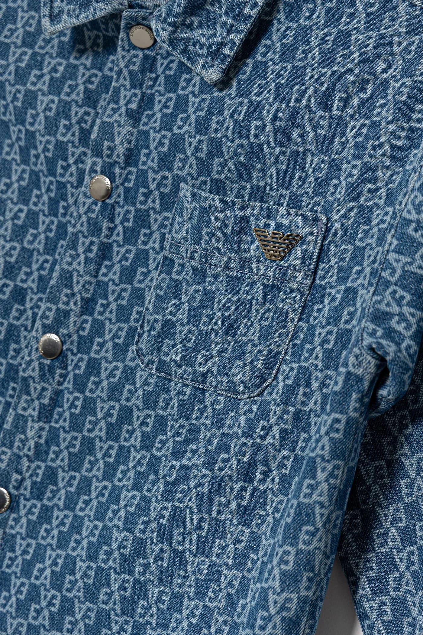 Детская джинсовая рубашка - фото 4