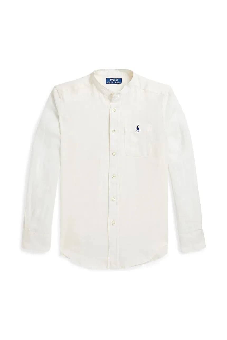 Детская льняная рубашка - фото 2