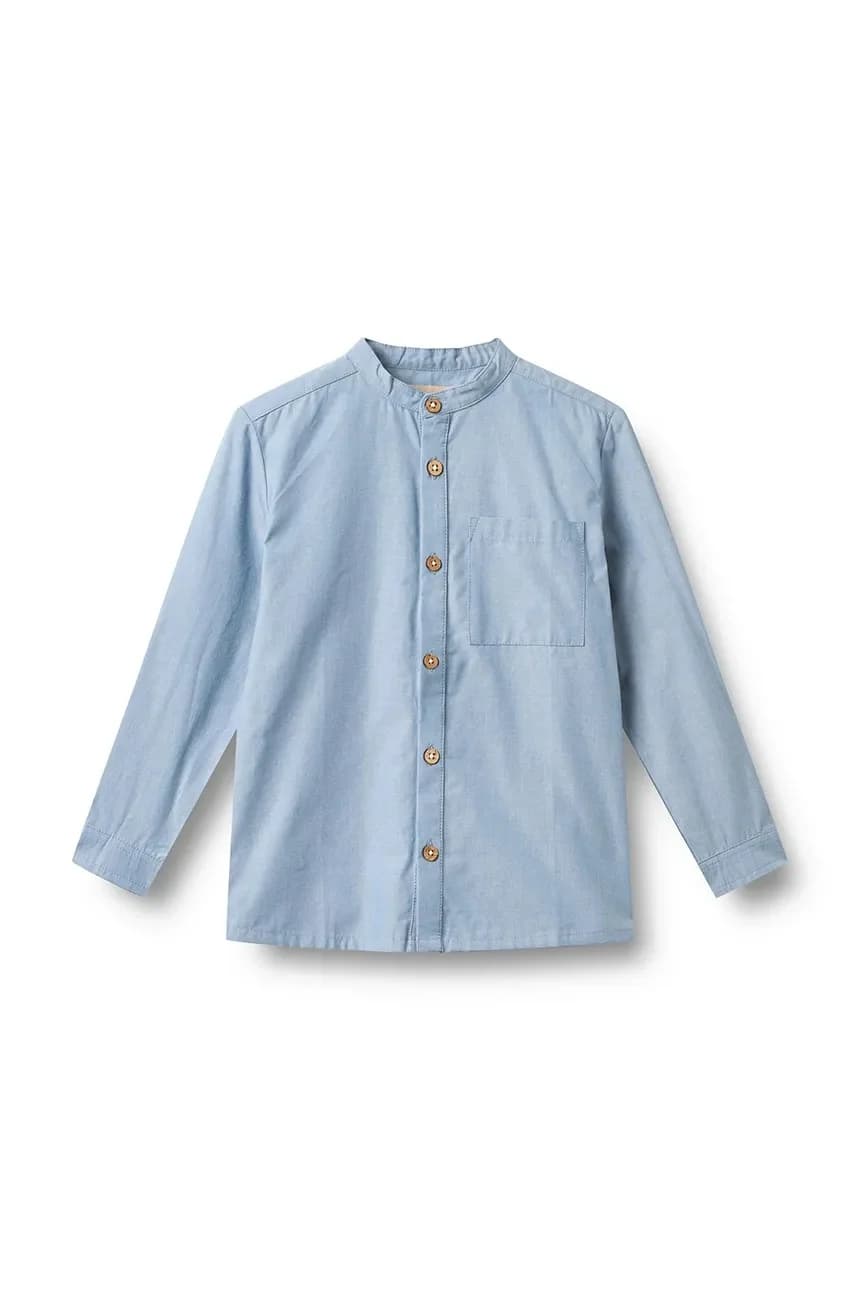 Детская хлопковая рубашка