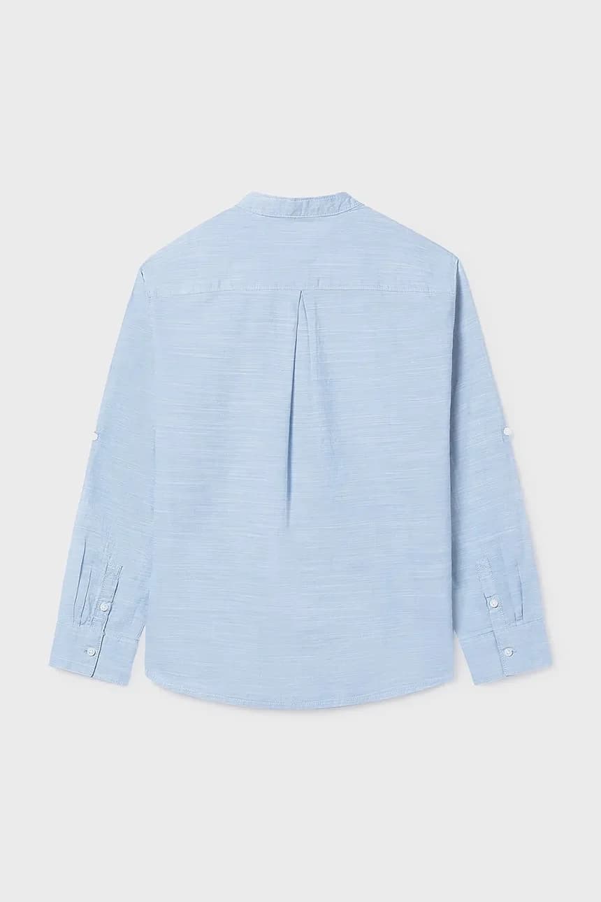 Детская хлопковая рубашка - фото 3