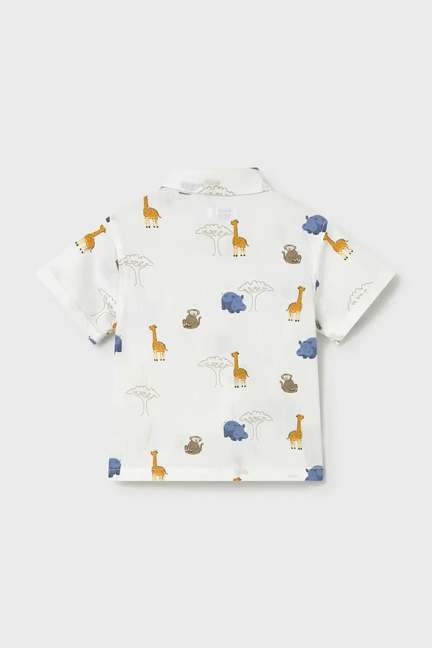 Детская хлопковая рубашка - фото 2